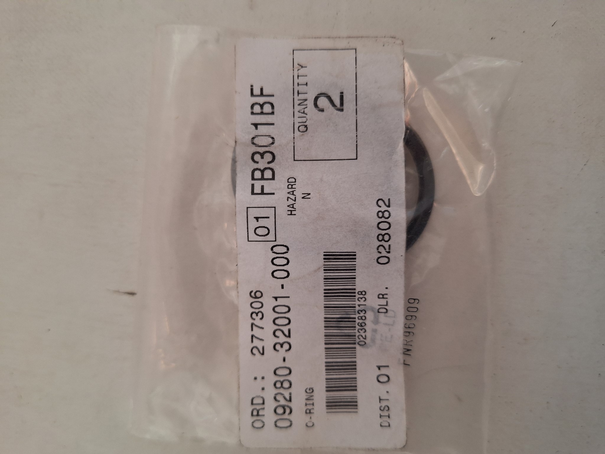 Picture of SUZUKI  ORING  09280-32001